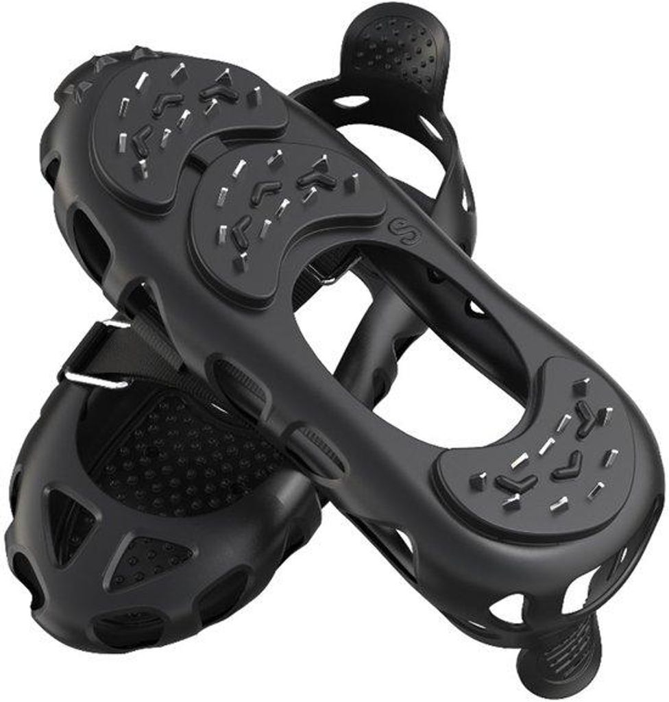 Winter-Schuhe-Spikes - Anti-Rutsch-Hebelklauen für Stiefel, 30-Zahn-Eiskrallen (L)