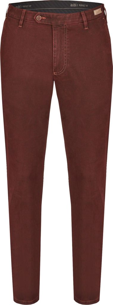 aubi Perfect Fit Herren Winter Hose Baumwollhose Mikrostruktur Modell 526 bordeaux Größe 24