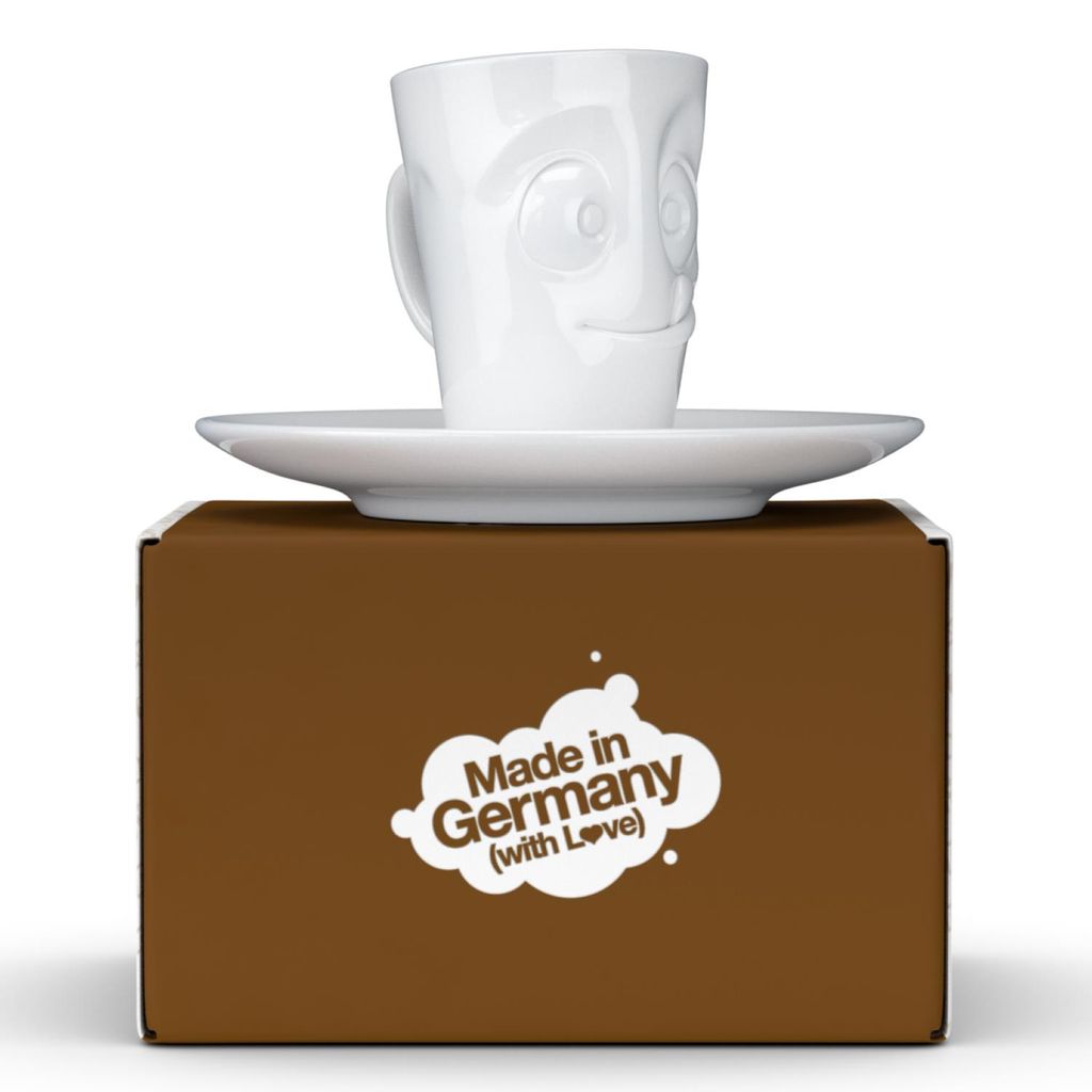 Fiftyeight Products Espresso Mug mit Henkel - lecker weiß Produktbild 
