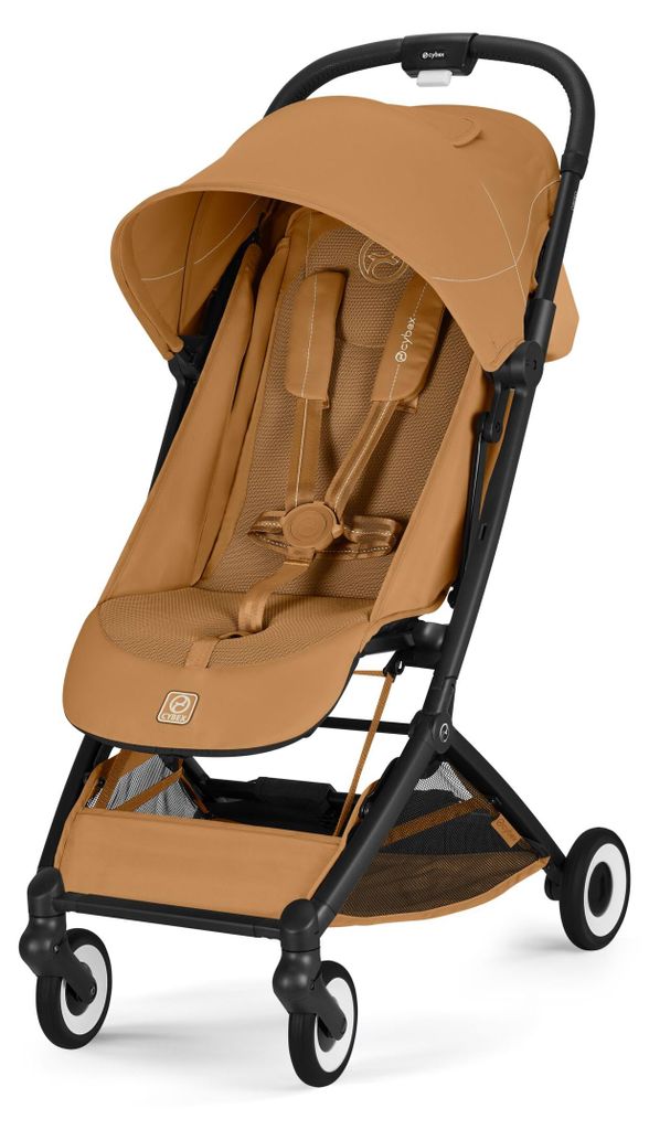 cybex Kinderwagen Orfeo Blk Cinnamon Yellow Produktbild 