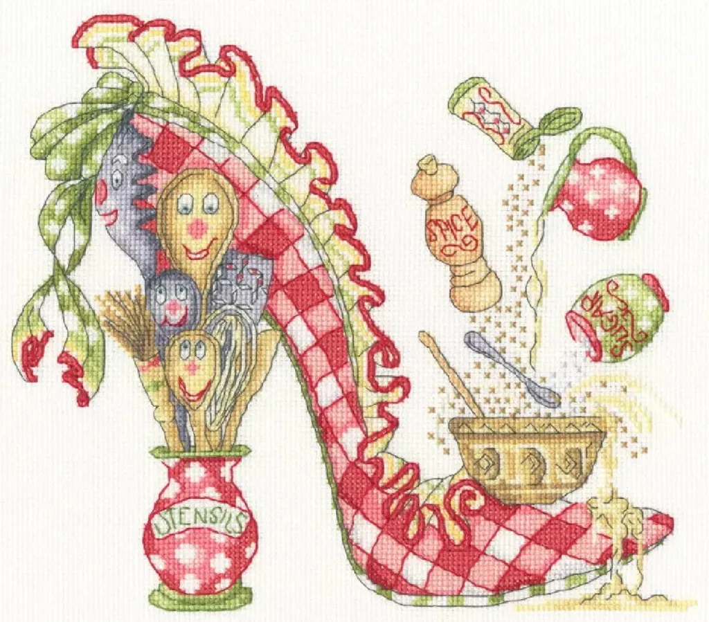 Point de Croix Compté Sucre et Épices Kit Créatif Idée Cadeau Broderie