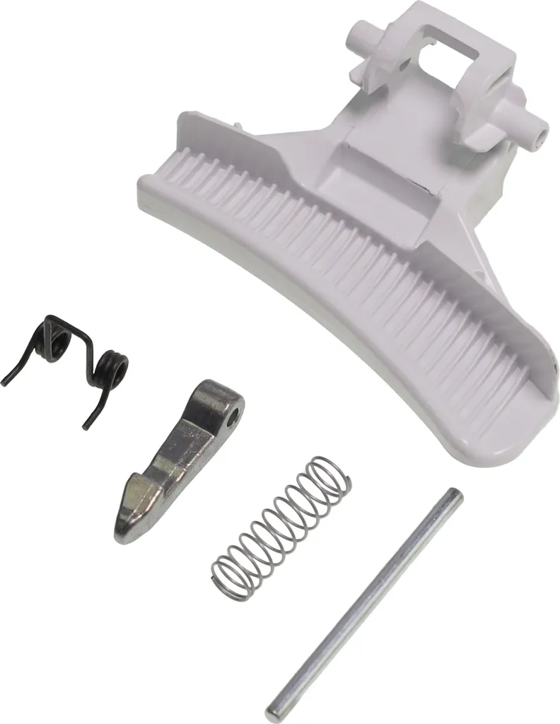 Poignée de porte AEG 4055304143 robuste en ABS blanc pour lave-linge