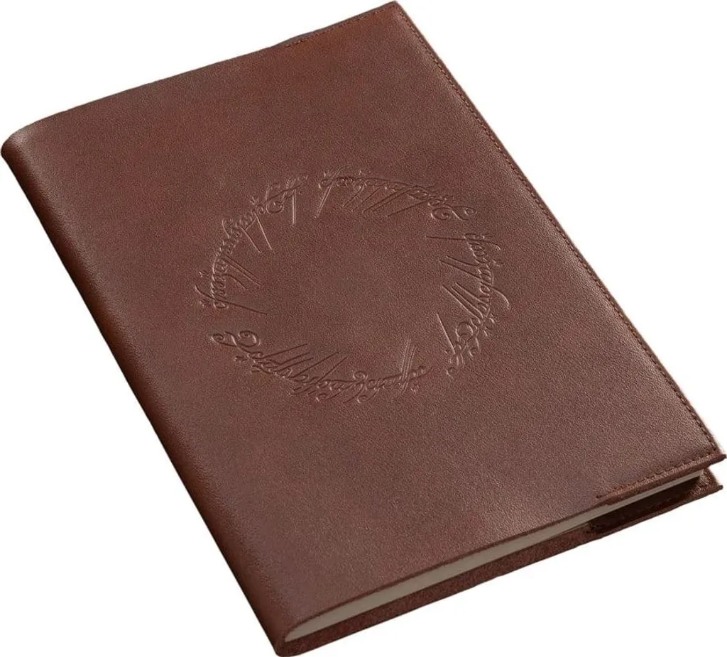 Carnet de notes Middle-earth en cuir gravé de 23 cm style vintage chic