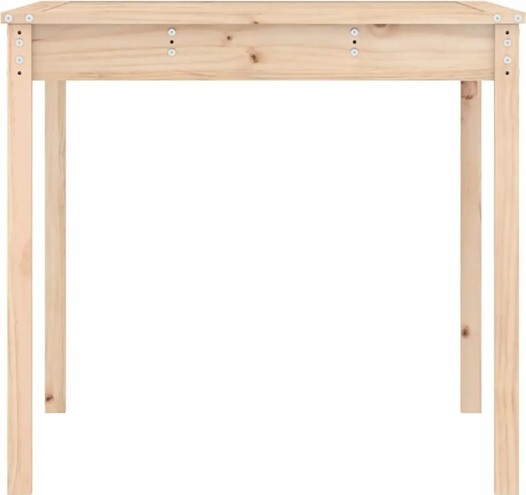 Tavolo da Giardino vidaXL 121x82,5x76 cm in Legno di Pino Massiccio - 7