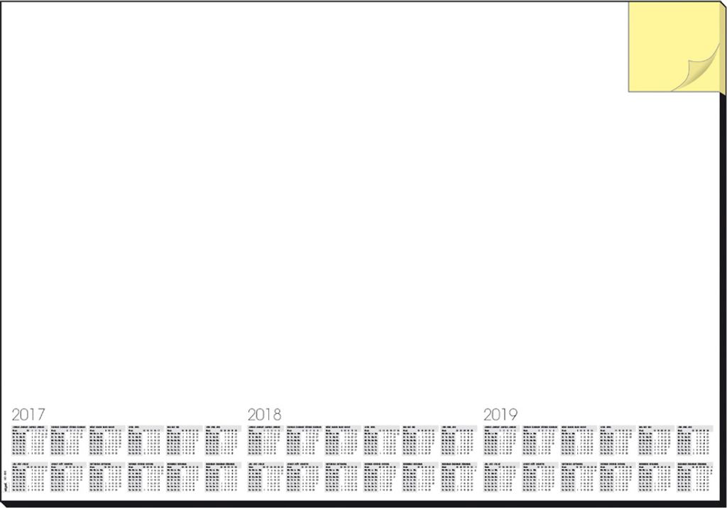 SIGEL HO490 Papier-Schreibunterlage, Memo, 595x410 mm, 30 Blatt
