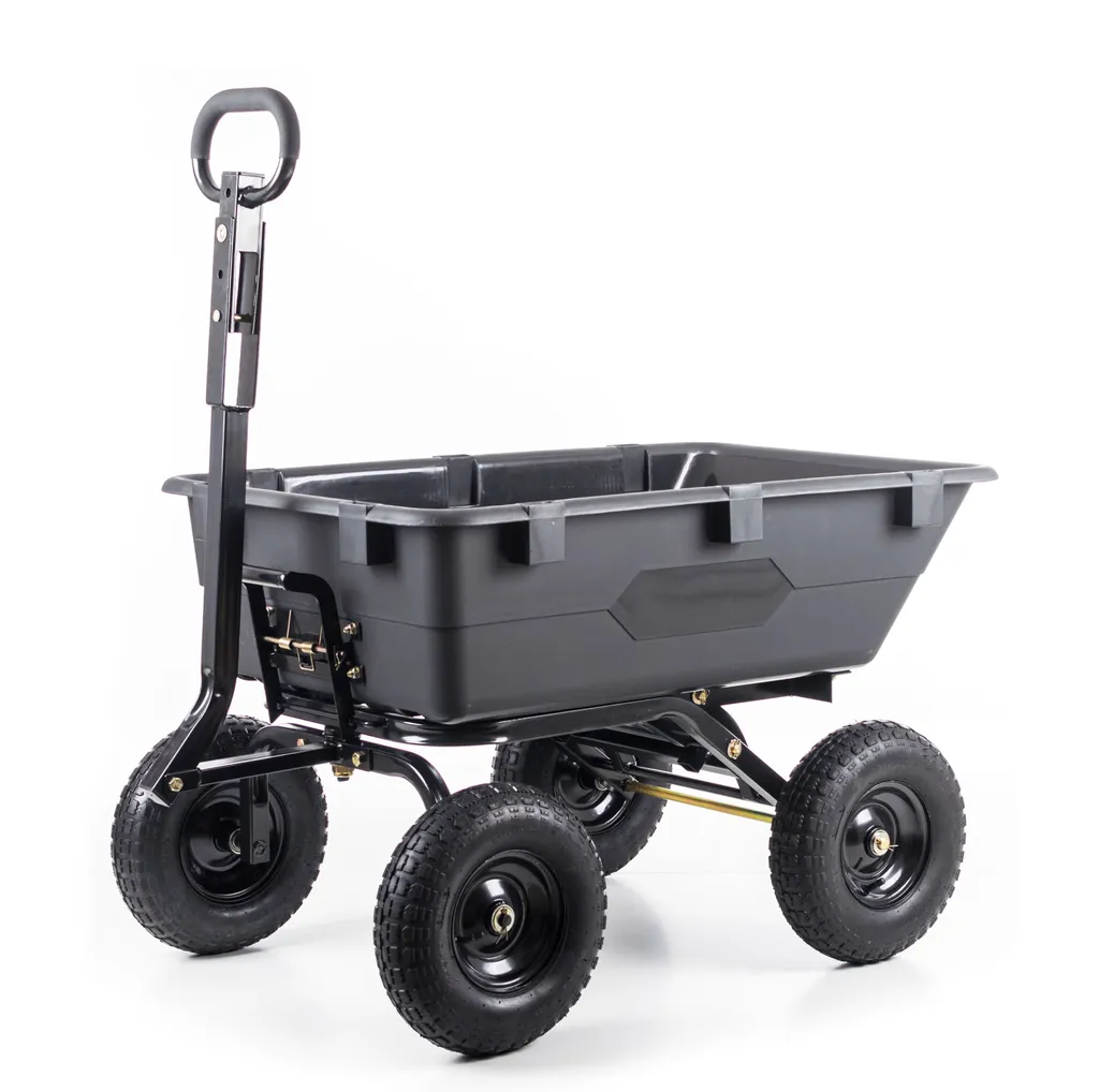 Chariot de jardin G21 GA 120 idéal pour transporter bois terre et débris