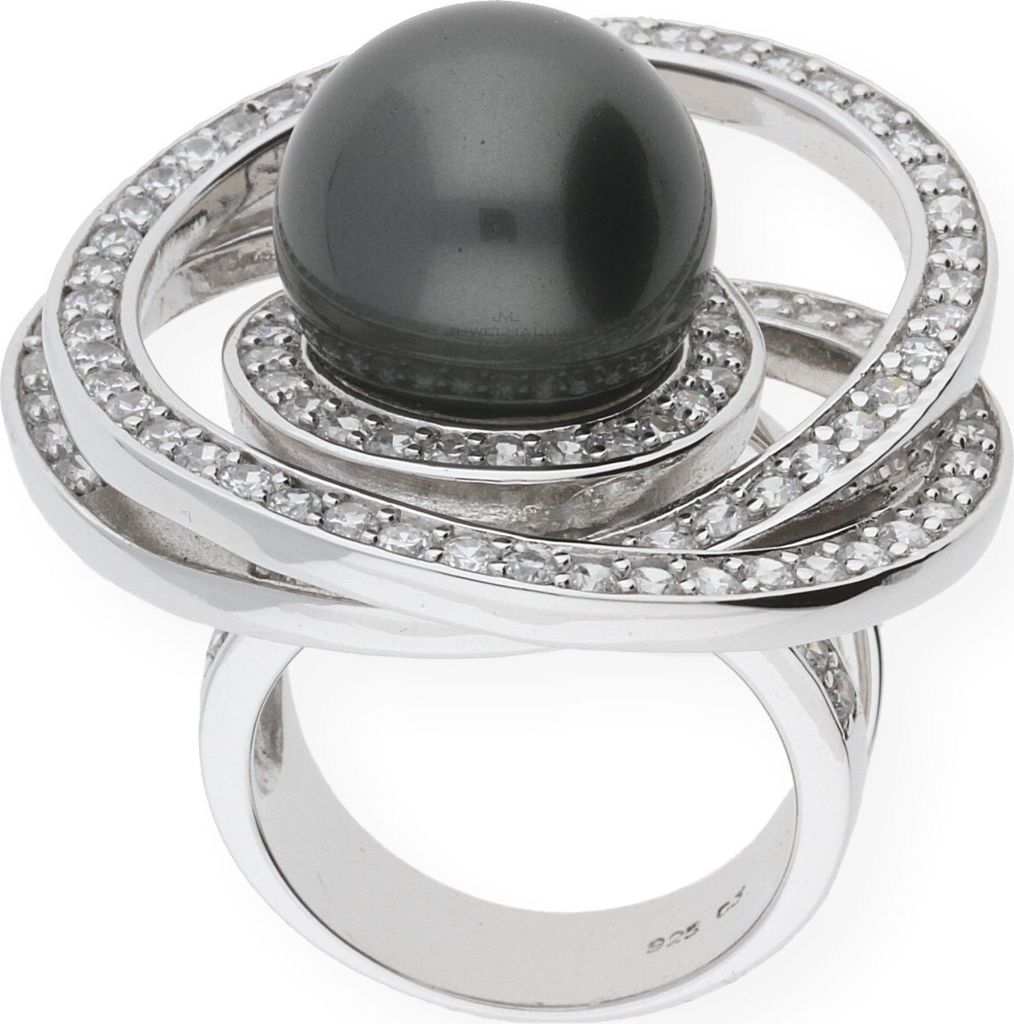 JuwelmaLux Ring Silber 925/000 mit Perlimitat JL10-07-0443
