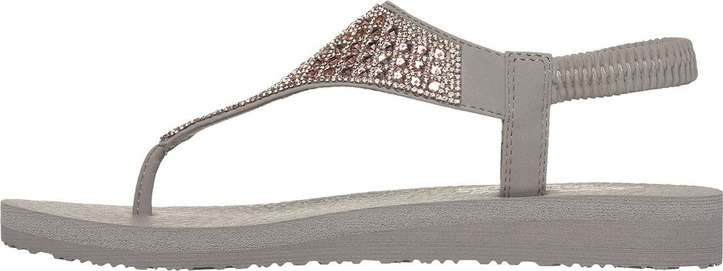 Skechers Damen Sandalette in Grau, Größe 40 Produktbild 3
