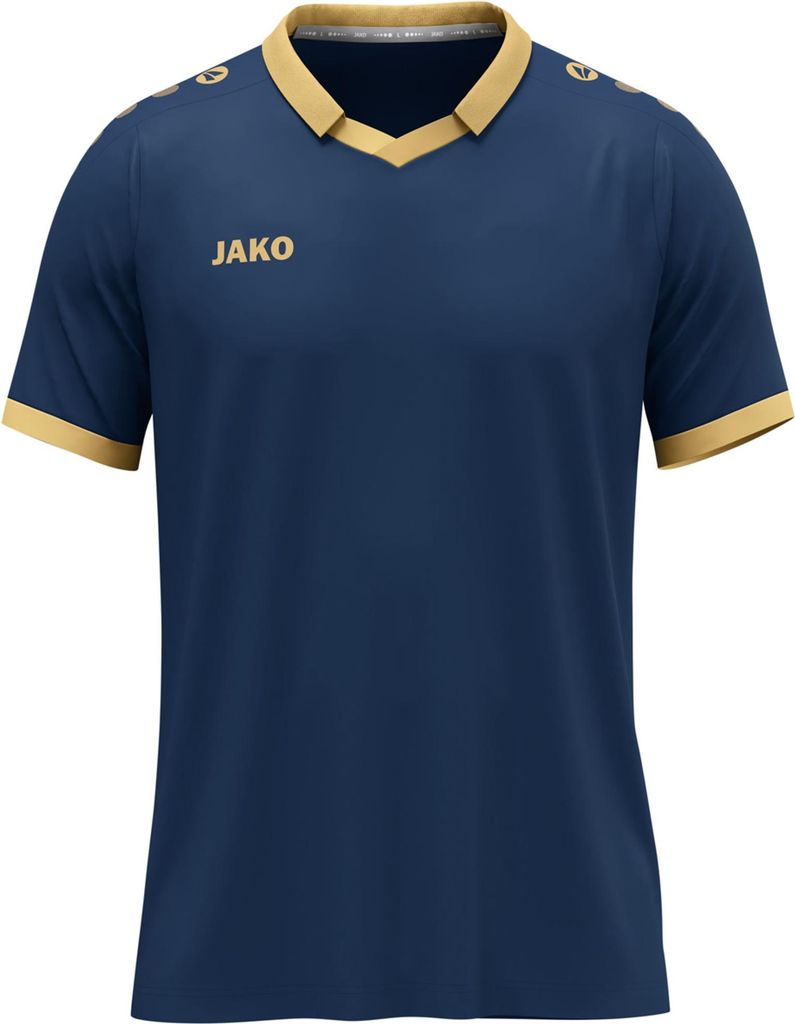 JAKO Unisex Trikot Glory KA - 4251, Farbe:navy/gold, Größe:S