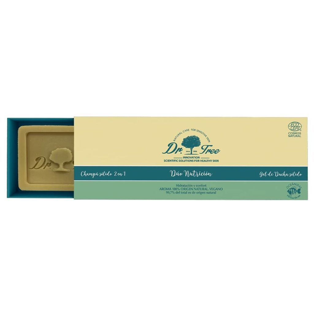 NATURAL SOLID SHAMPOO AND GEL NUTRITION SENSITIVE Haut CASE 2 pcs