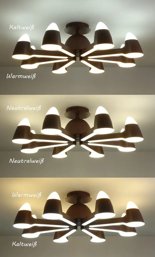 Plafonnier LED Chambre et Salon - Éclairage Réglable avec Télécommande - 5
