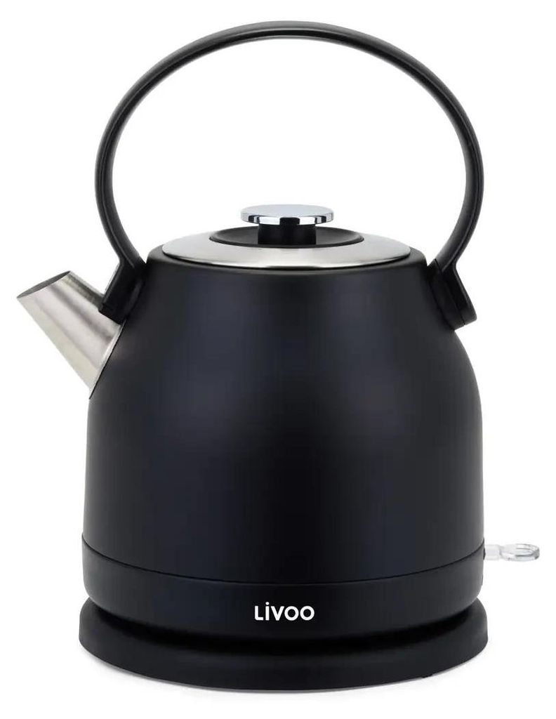 Retro Wasserkocher 1,5L Schwarz – Stilvoll und Leistungsstark