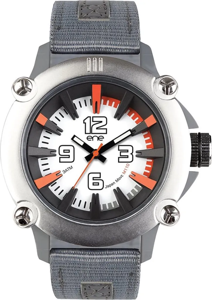 Orologio Ene 640018118 Uomo: Acciaio Inox e Stile Urbano 51mm
