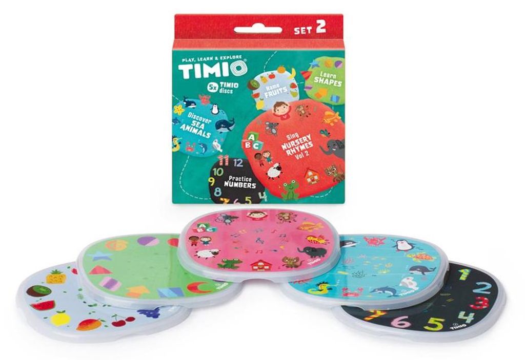Timio Lern-Disks Set 2 - 5 Audio-Discs für Timio Player