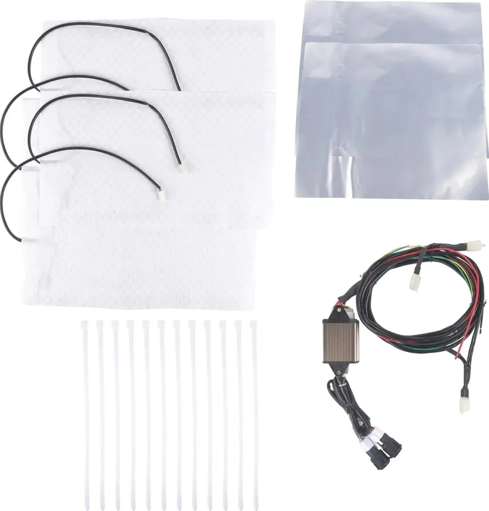 Kit de chauffage de siège universel pour assise et dossier de véhicule