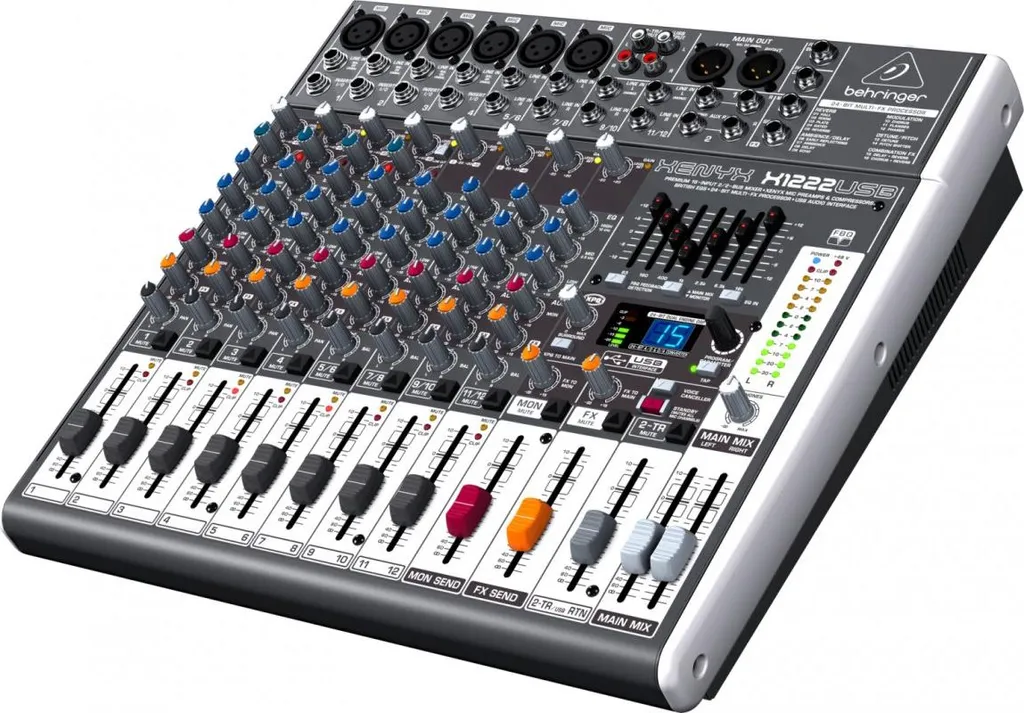 Console X1222USB Behringer avec Effets 24-bit et Compresseurs Inclus - 3