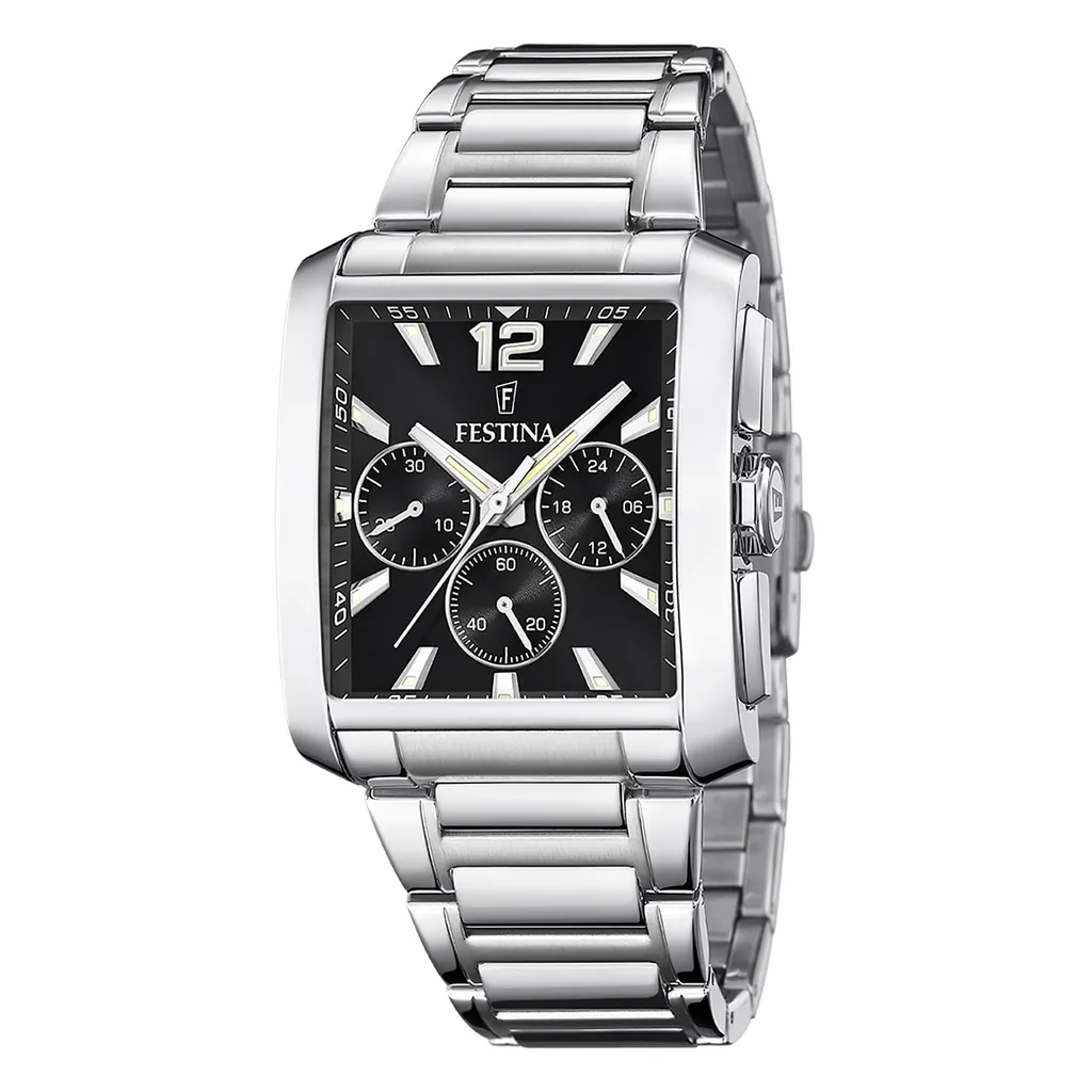 Festina Timeless F20635/4 - Orologio Cronografo Uomo Quadrante Nero