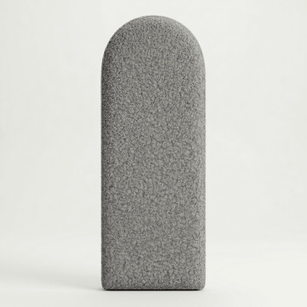 LIKMA Wandkissen Bouclé Polsterpaneel 60x25 cm Grau Produktbild 