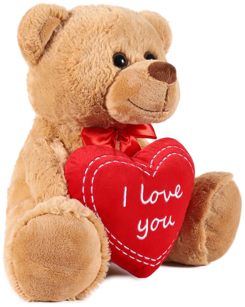 Bär mit Herz Ich liebe dich Teddy 30 cm Kuscheltier Liebe Teddybär Plüschtier 