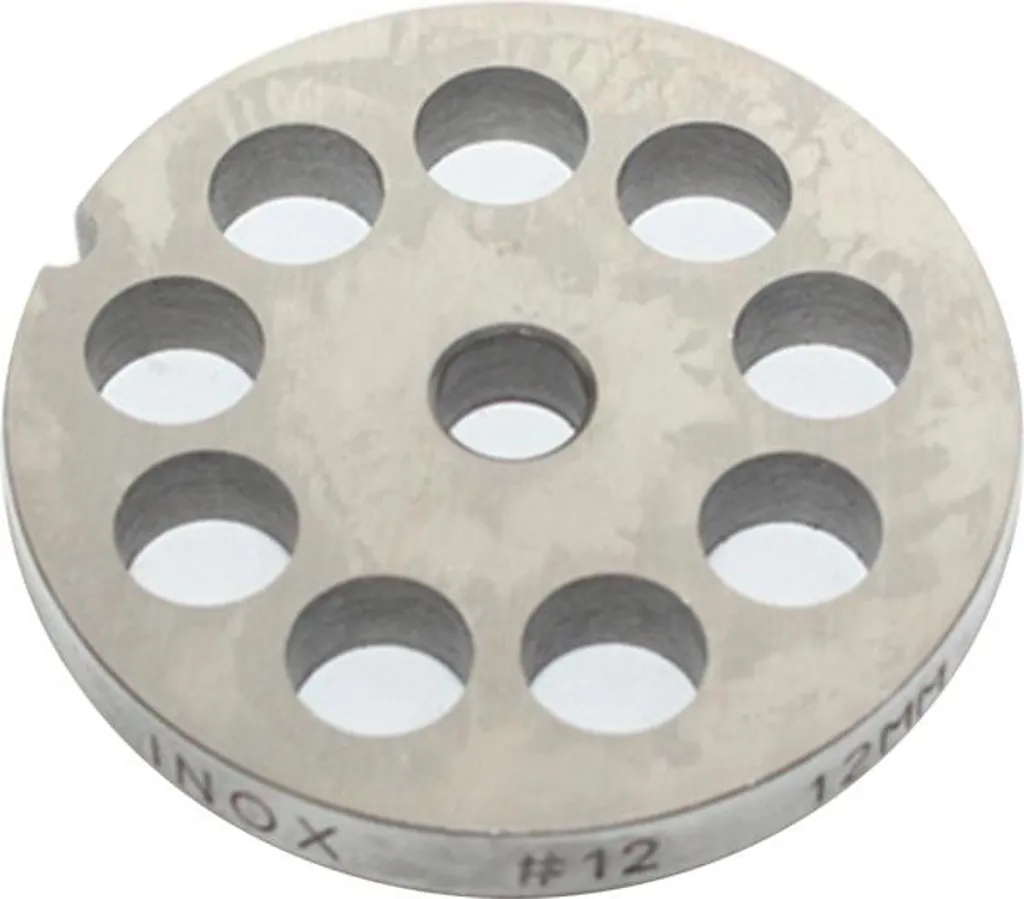 Piastra per Tritacarne Reber n.12 in Acciaio Inox 12mm - Prezzo e Qualità