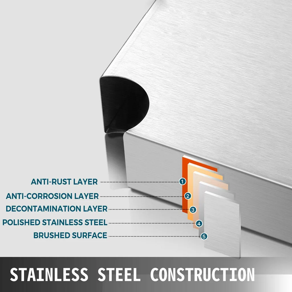 Rayonnage robuste avec tablettes réglables 45x17in acier haute densité
