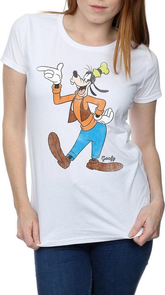 Disney - "Classic" T-Shirt für Damen BI1288 (S) (Weiß)