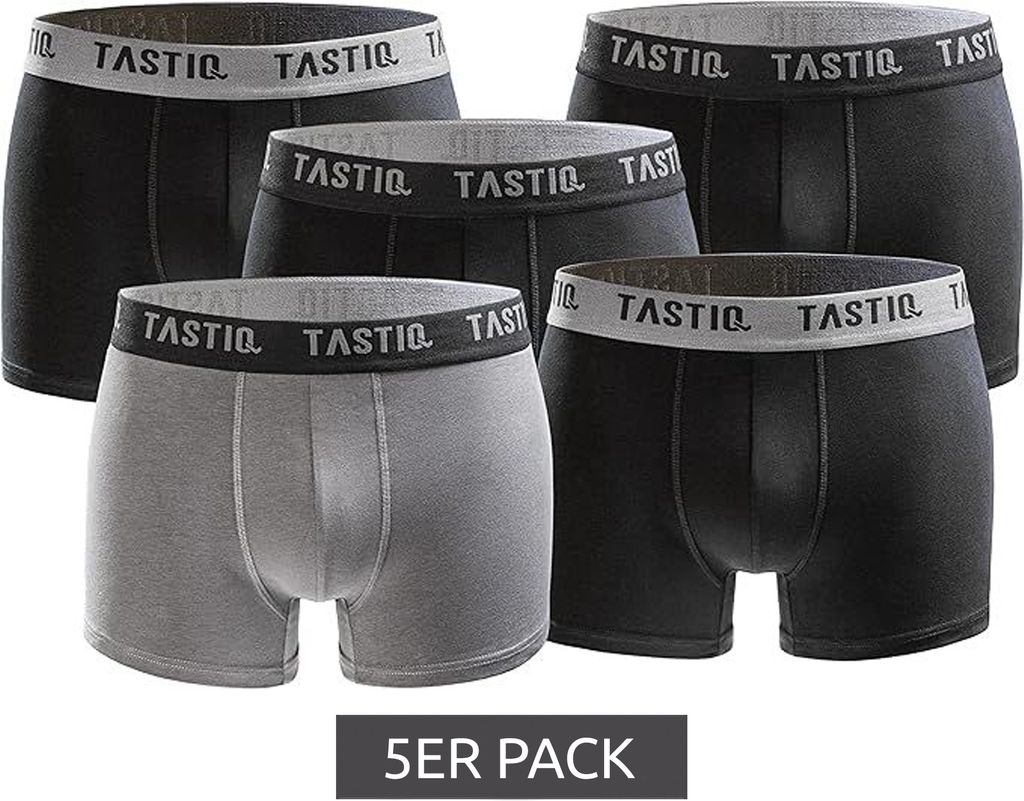 5er Pack TASTIQ Herren Boxershorts in Geschenkbox Produktbild 