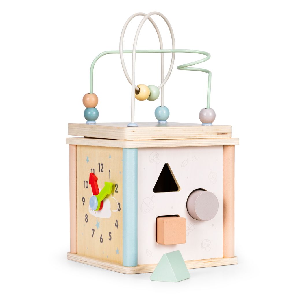 Dřevěné vzdělávací kostky Ecotoys Obrázek produktu 7