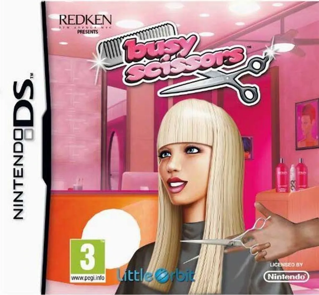 Busy Scissors Nintendo DS DSi XL - Jeu de Style et Coupe Tactile PAL