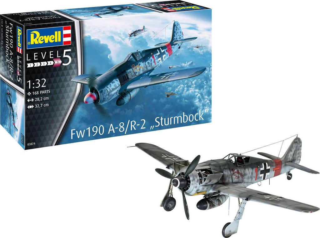 Revell Fw190 A-8/R-2 "Sturmbock" 1:32 Produktbild 