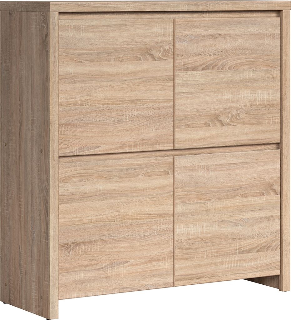 Buffet Soren mit 4 Türen, Holzoptik, 105cm