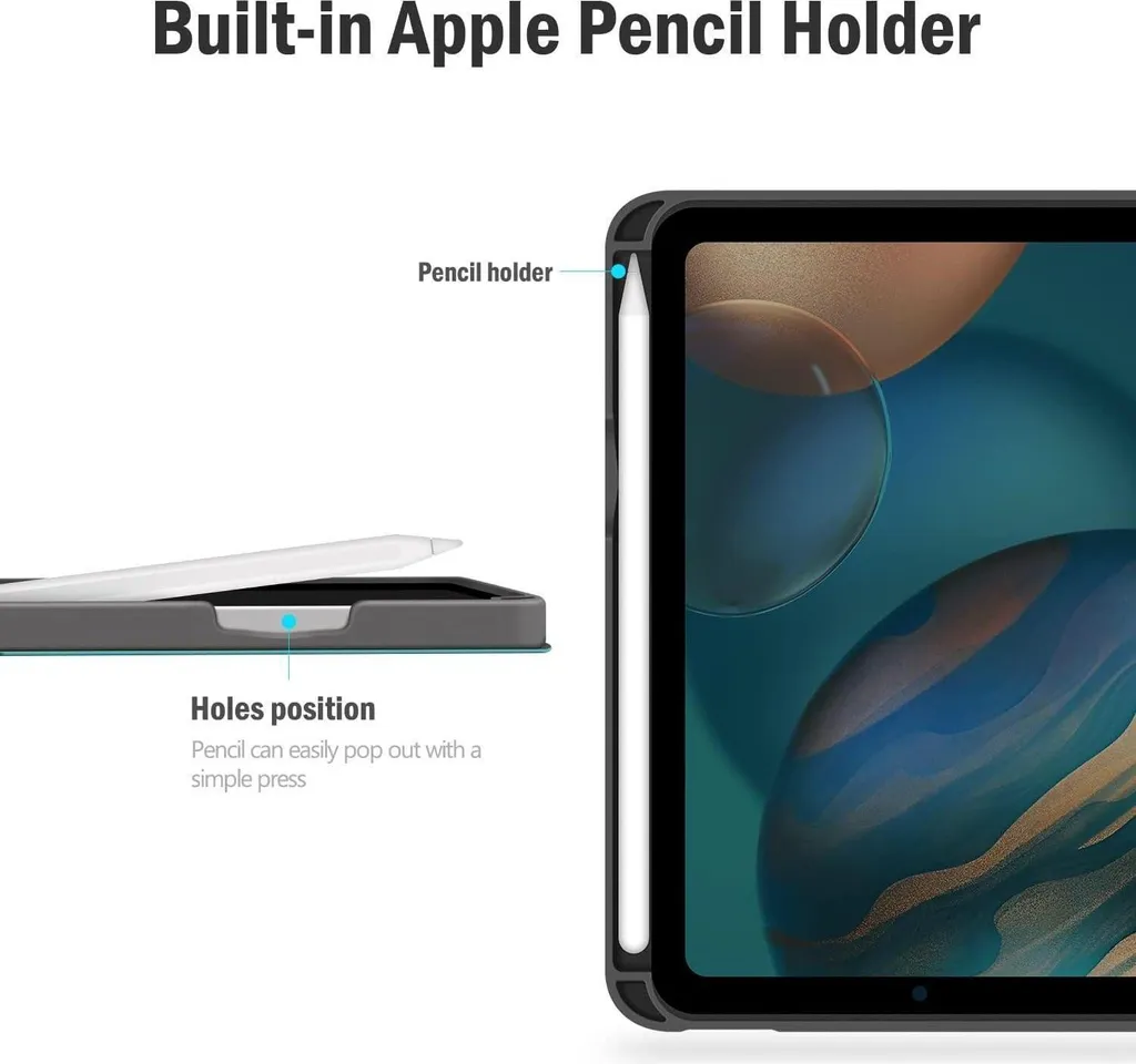 Housse Support iPad Mini 6 8.3'' Protection Intégrale avec Veille Auto - 6