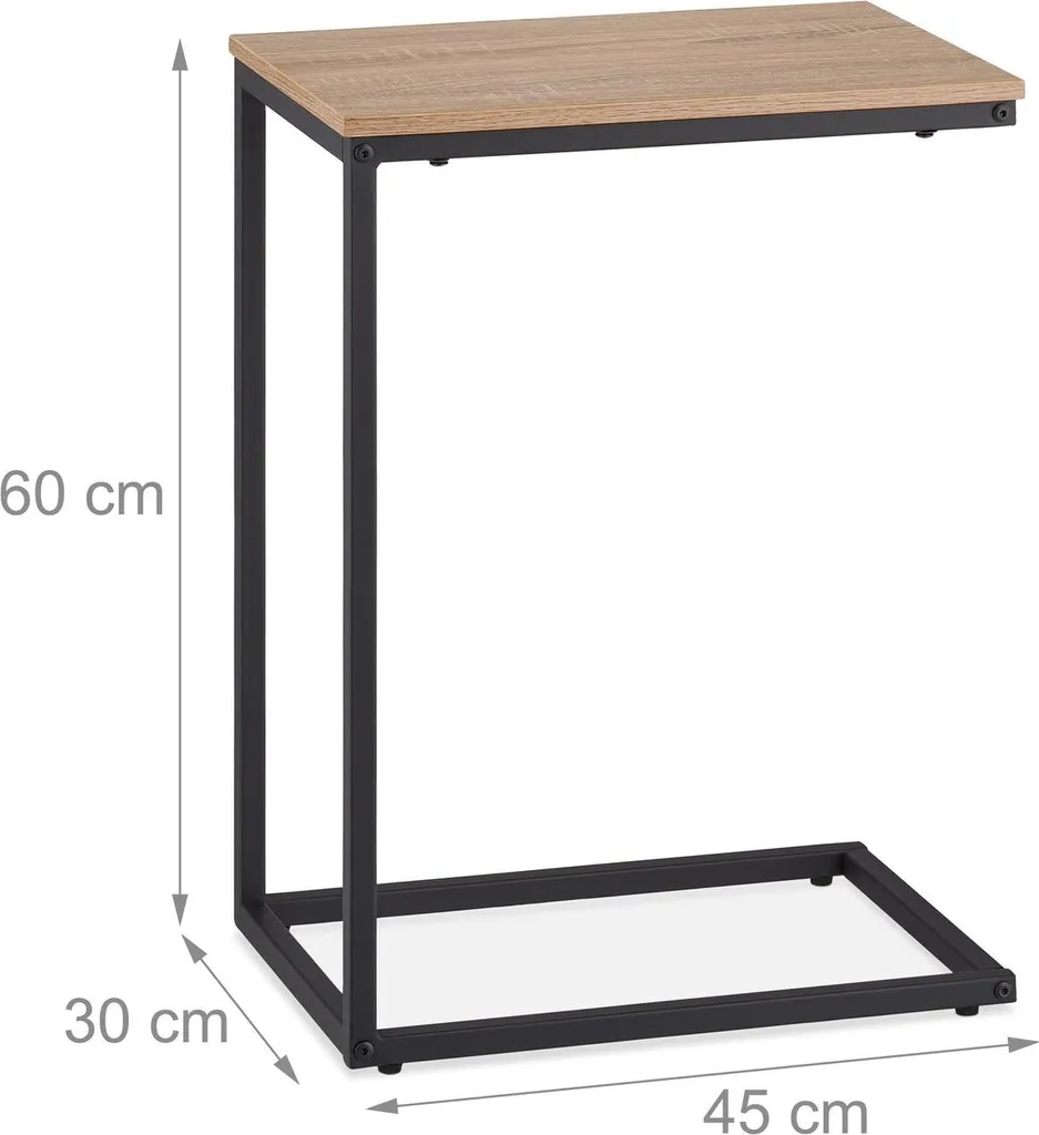 Table d'appoint C pour ordinateur portable et petit déjeuner au canapé