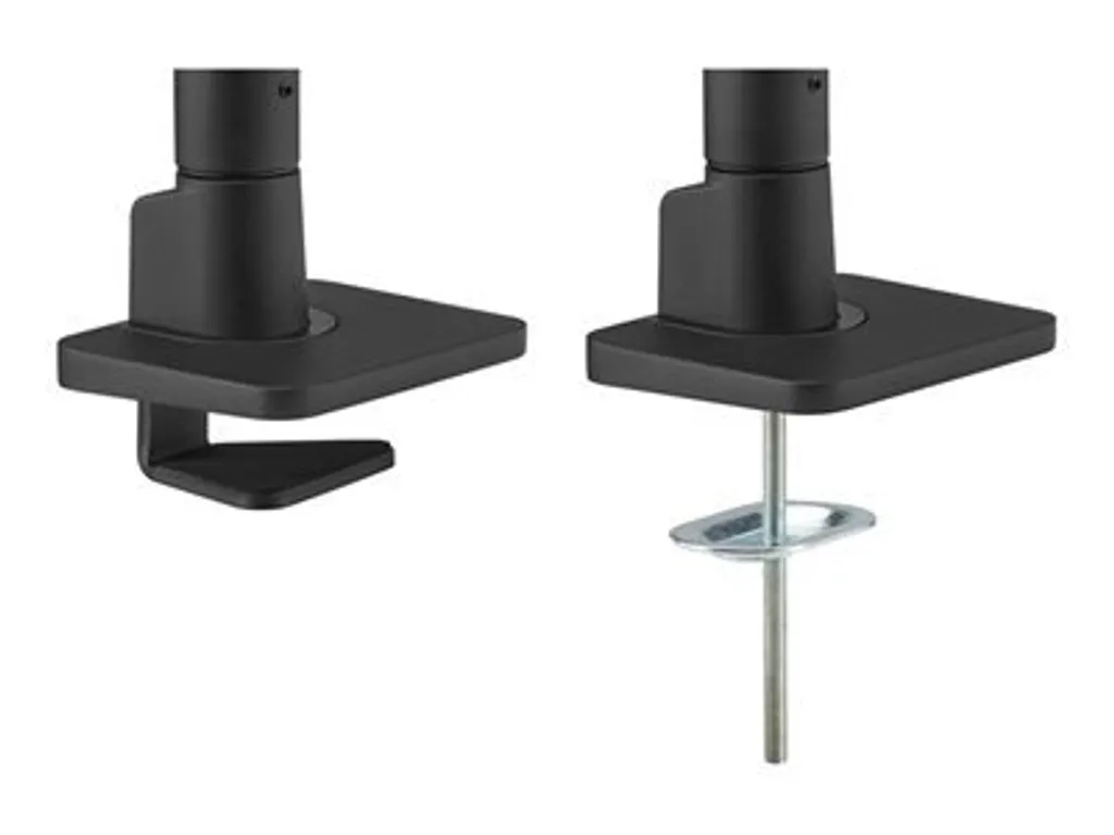 Support Bureau Double Écran pour Télétravail - Installation 17-27 Noir - 10