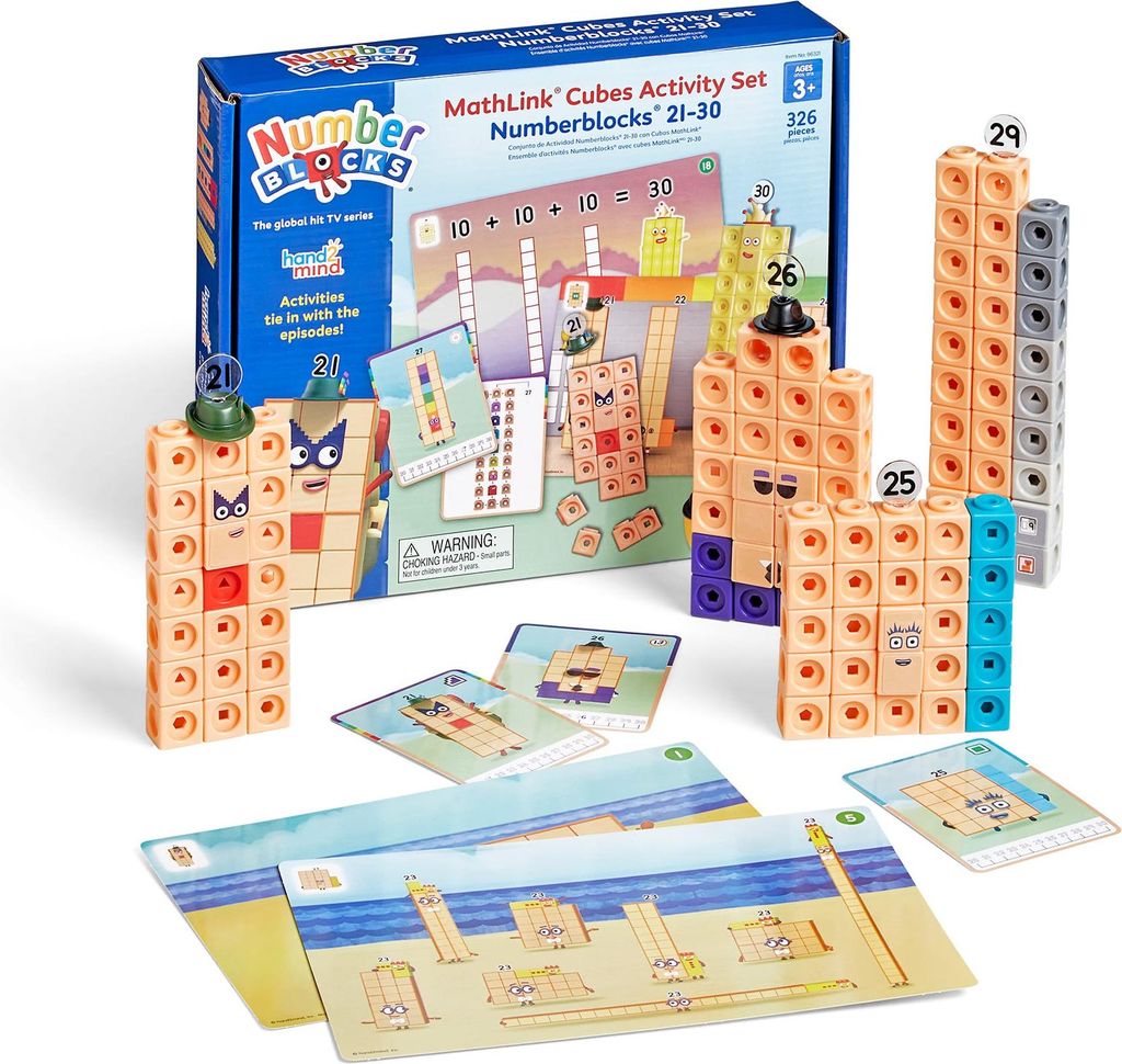 Learning Resources MathLink Cubes Numberblocks 21-30 Image du produit 