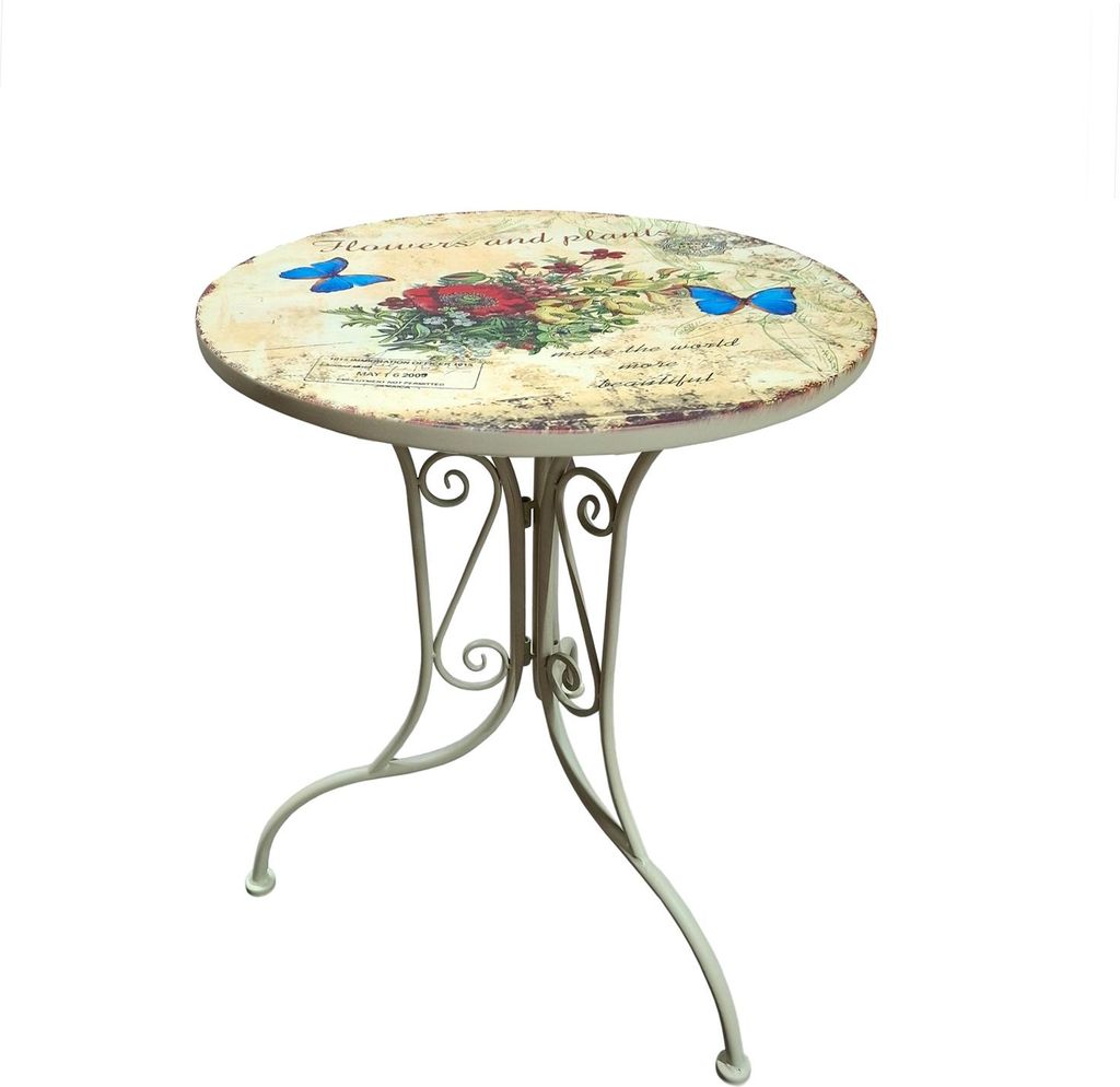 Metalltisch Flowers and Plants