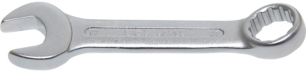 BGS 30765 Maul-Ring-Schlüssel, extra kurz, 17 mm