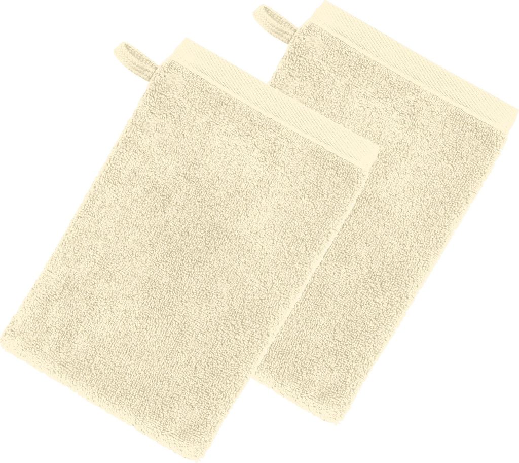 Erwin Müller Waschhandschuh Heidenheim" 2er-Pack natur 15x21 cm"