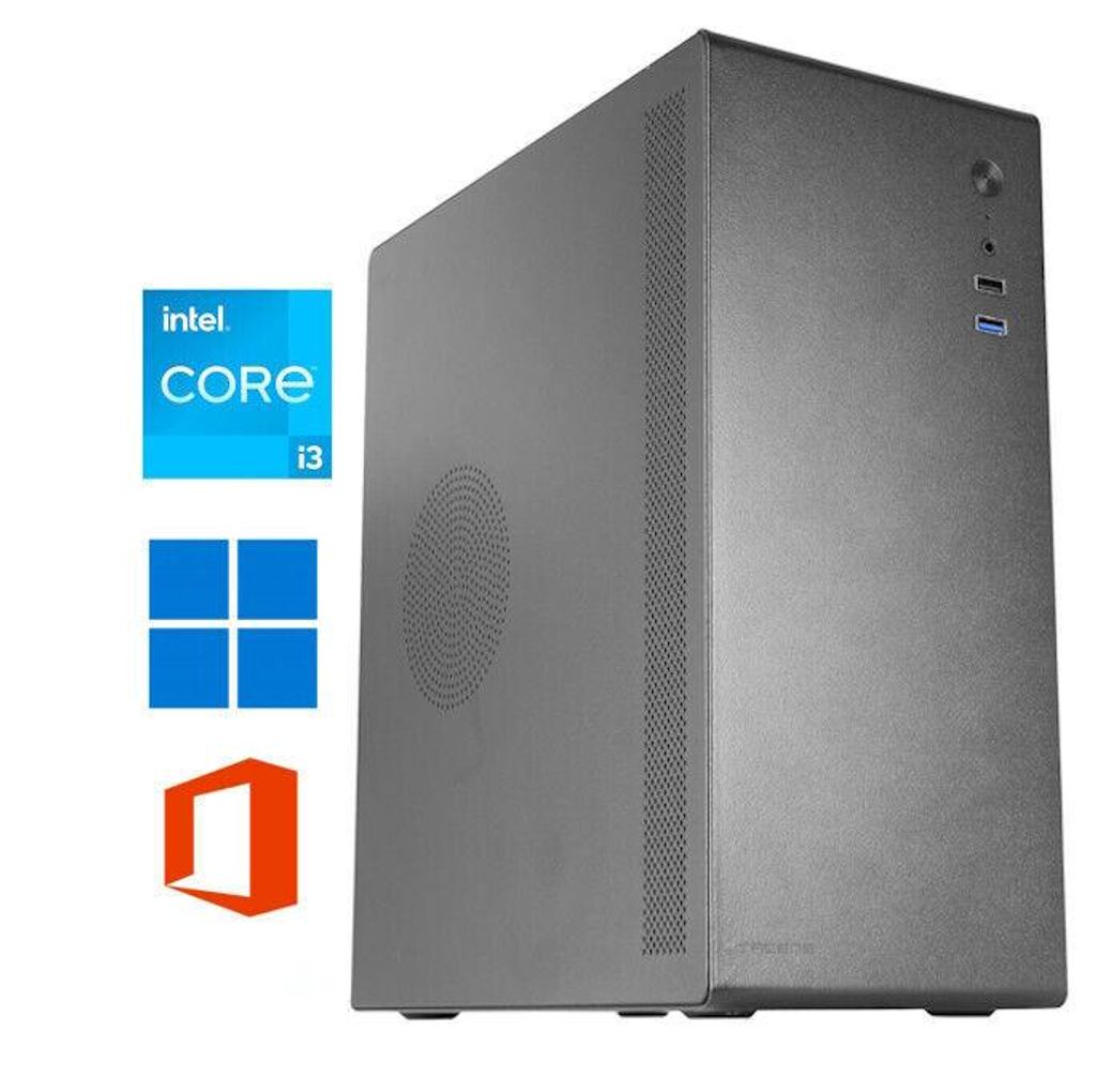 Büro PC Intel i3 | 8GB DDR4 RAM | 512GB SSD | Windows 11 | Produktbild 