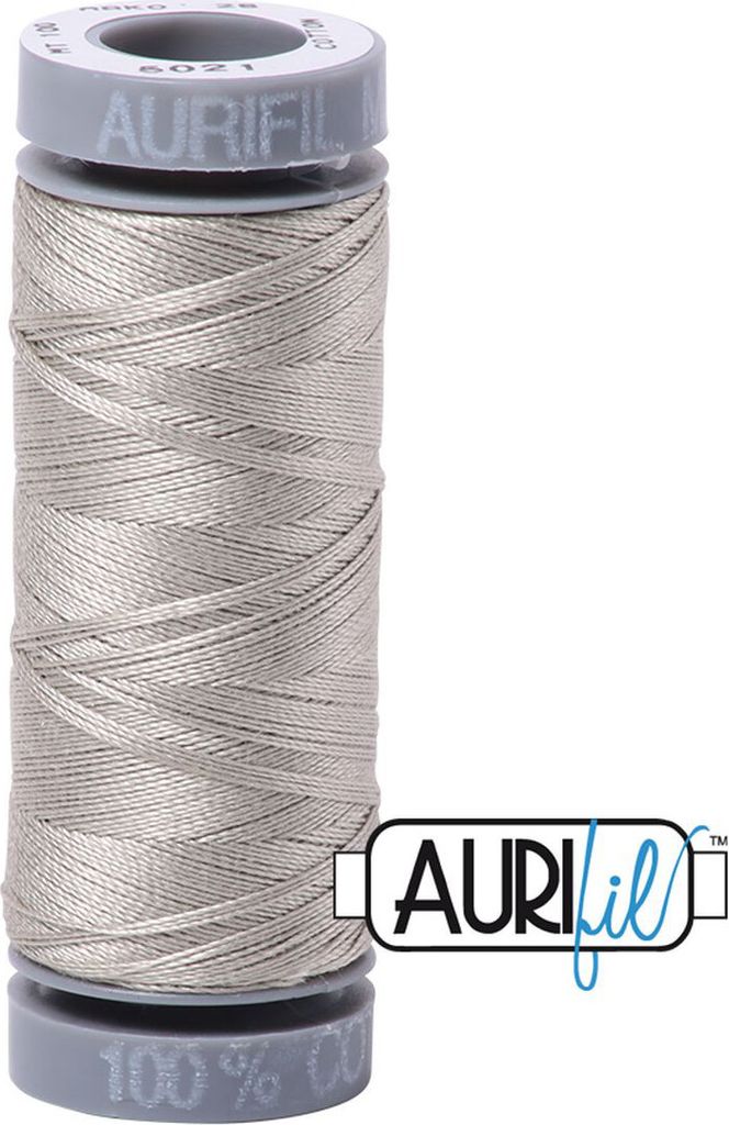 AURIfil Nähgarn MK28WT 750m, 100% Baumwolle : 5021 Light Grey AURIfil: 5021 Light Grey