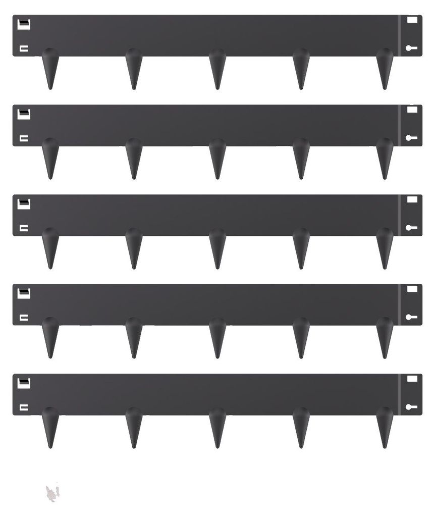 VEVOR, conjunto de 5 bordes para césped, 990x181x1,5 mm, Imagen del producto 
