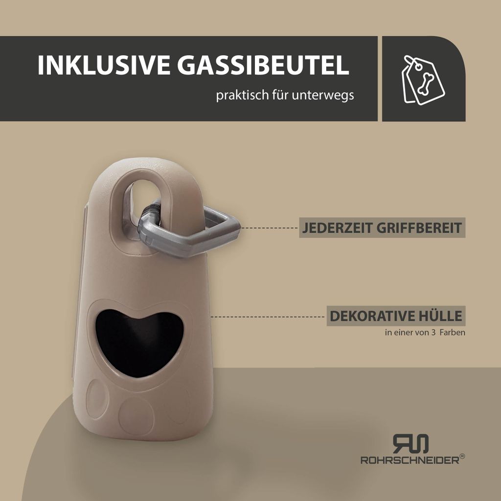 Rohrschneider Hundebett waschbar für kleine und mittelgroße Produktbild 