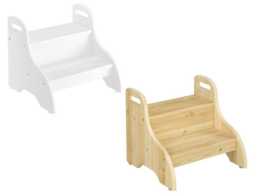 Tritthocker für Kinder und Erwachsene als Badezimmerhocker Produktbild 