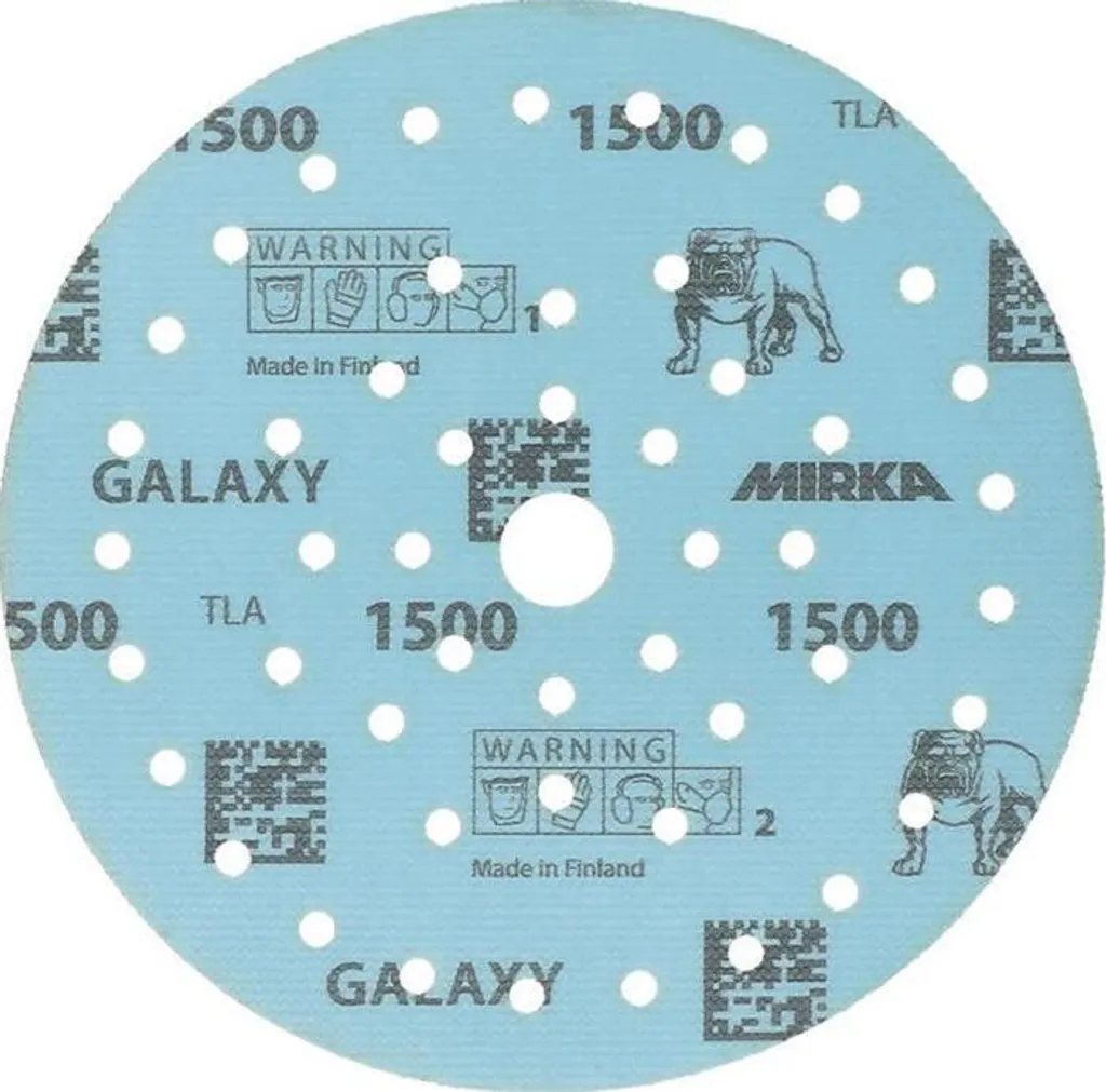 Disco Abrasivo Mirka Galaxy 150mm P1500 - Qualità Originale