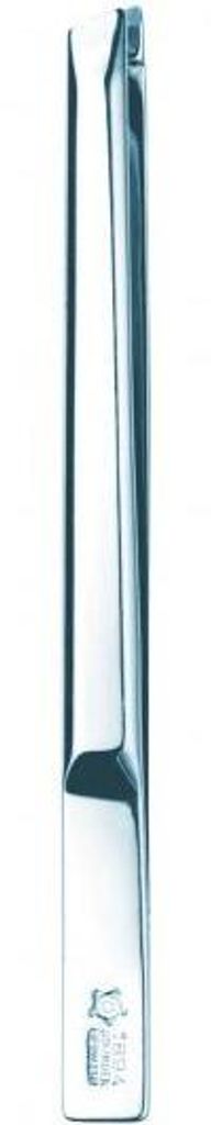 pinzette schräg 8 cm Stahl silbergrau