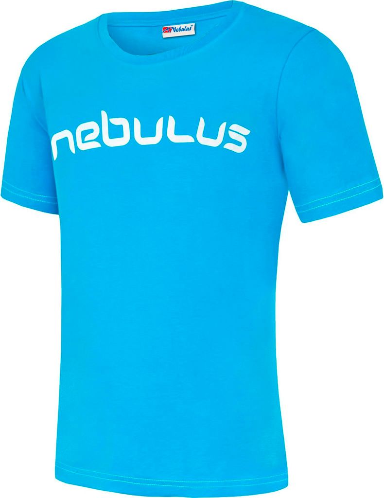 Nebulus T-Shirt LEOS Herren, Shirt, T-Shirt, Rundhals-Ausschnitt, P6324 - Herren, hellblau-weiß, L
