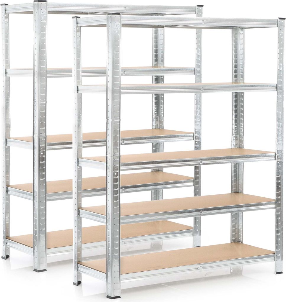 Zestaw Wiltec 2x regały do dużych obciążeń 180x120x40 cm, Zdjęcie produktu 