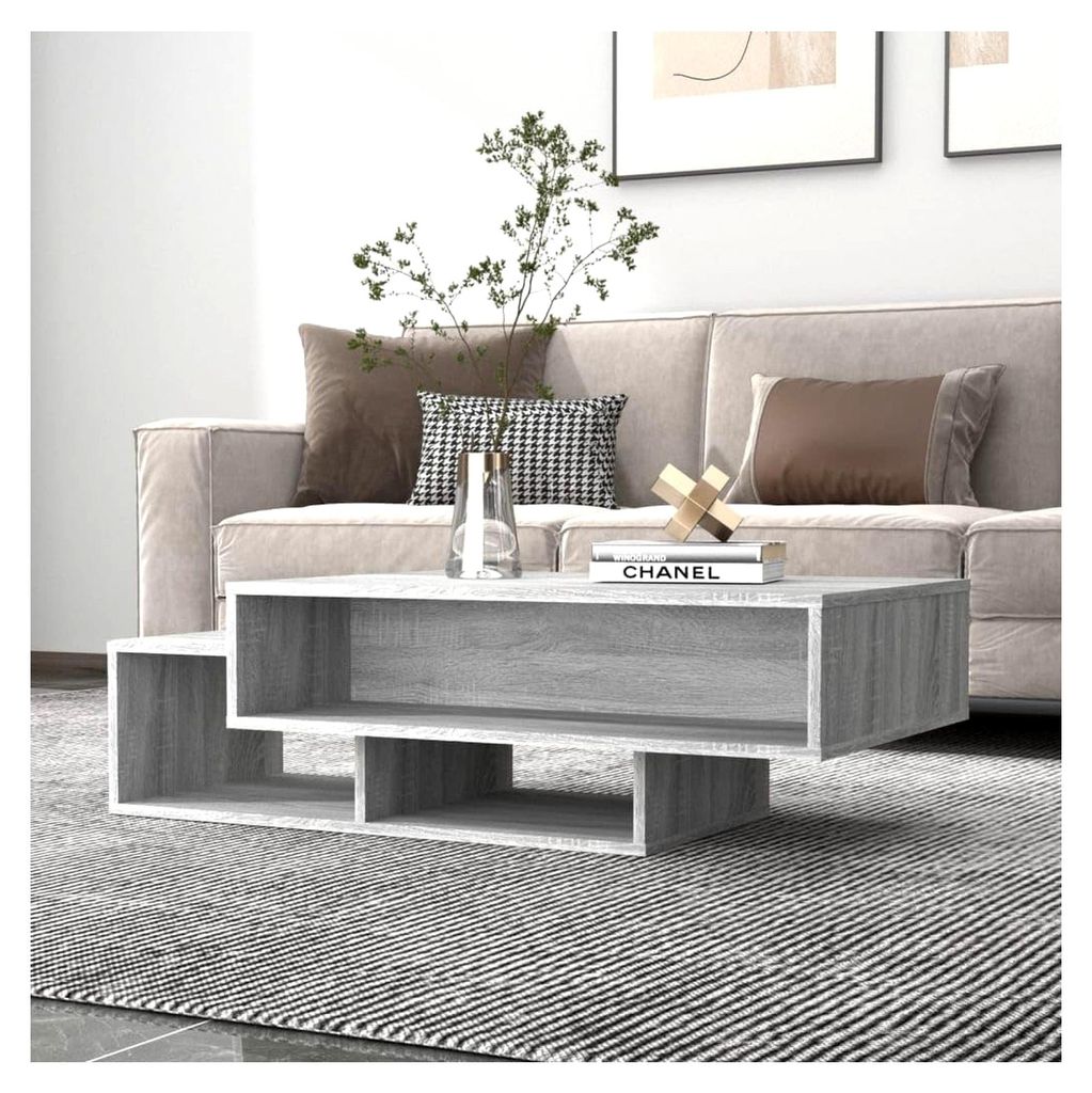 Couchtisch Grau Sonoma 105x55x32cm Holzwerkstoff