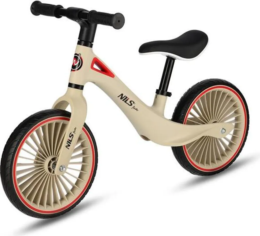 NILS Fun RB138 Vélo sans pédales 12" avec selle réglable et pneus EVA
