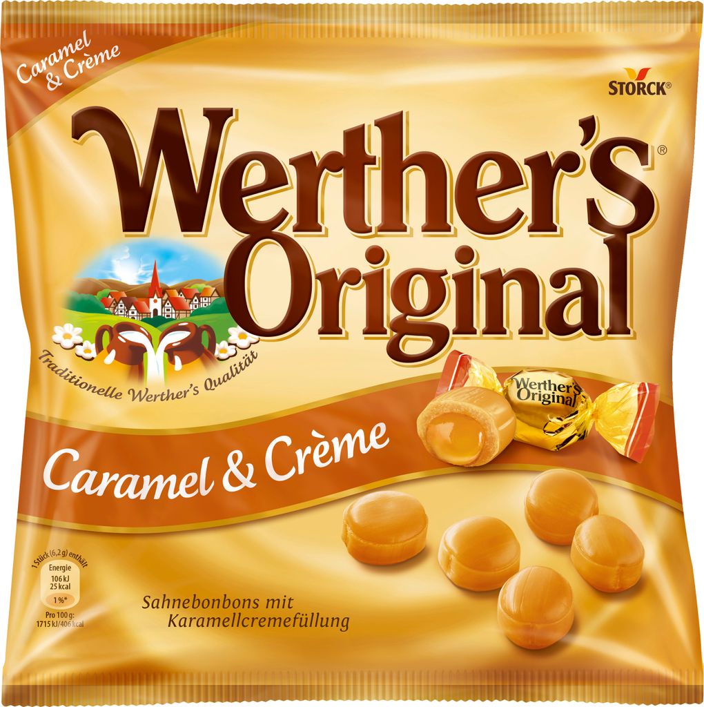 Storck Werthers Original karmelowo-śmietankowe cukierki w Zdjęcie produktu 